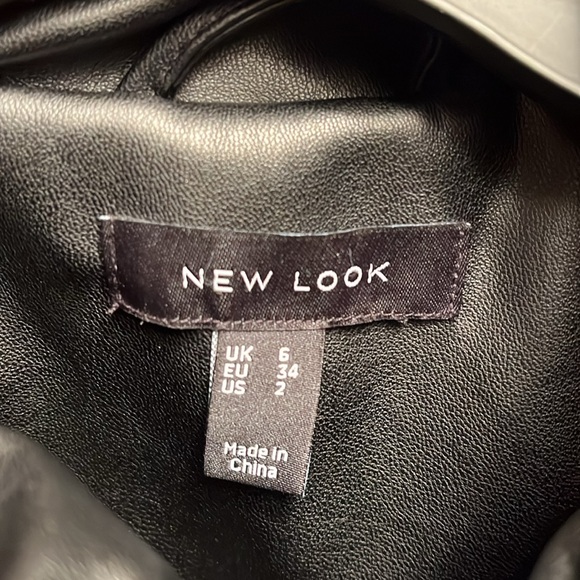 New Look Faux Leather Padded Vest - Picture 10 of 11